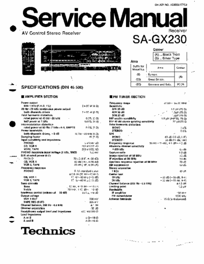 Technics SA-GX230 cmdj7